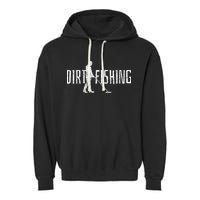 Metal Detecting Detector Detection Fishing Garment-Dyed Fleece Hoodie
