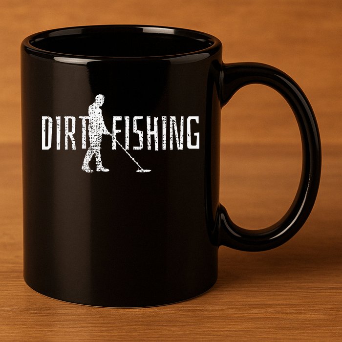 Metal Detecting Detector Detection Fishing 11oz C Handle Ceramic Mug