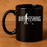 Metal Detecting Detector Detection Fishing 11oz C Handle Ceramic Mug