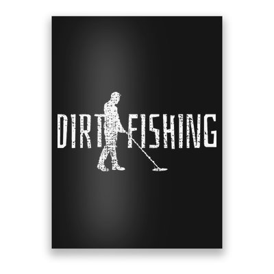 Metal Detecting Detector Detection Fishing Poster