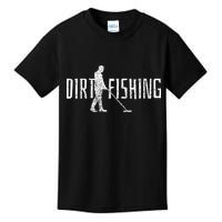 Metal Detecting Detector Detection Fishing Kids T-Shirt