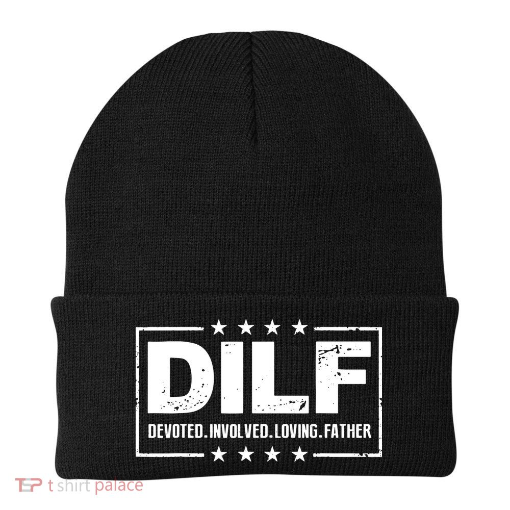 Mens DILF Devoted Involved Loving Father Dad Papa Beanie