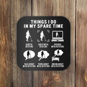 Metal Detecting Detectorist For Treasure Hunter Women Coaster