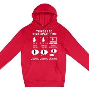 Metal Detecting Detectorist For Treasure Hunter Women Premium Pullover Hoodie