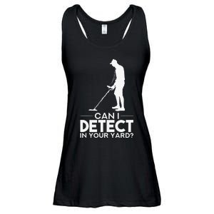 Metal Detecting Design Can I Detect In Your Yard Ladies Essential Flowy Tank