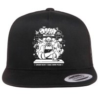 Mf Doom Diner Chef Doom Flat Bill Trucker Hat
