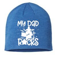 My Dad Drummer Drumming Drums Musician Rock Band Metal Meaningful Gift Sustainable Beanie