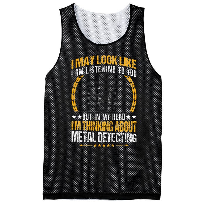 Metal Detecting Detectorists funny saying Mesh Reversible Basketball Jersey Tank