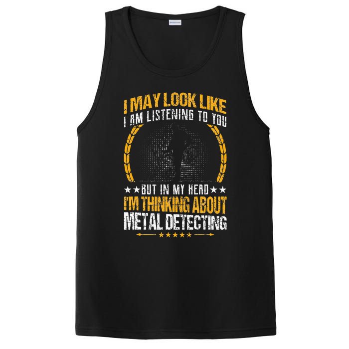 Metal Detecting Detectorists funny saying PosiCharge Competitor Tank