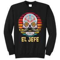 Mexican Dia De Los Muertos Day Of Dead El Jefe Sweatshirt