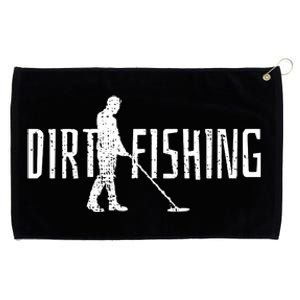 Metal Detecting Detector Dirt Magnet Fishing Pull Tabs Joke Grommeted Golf Towel