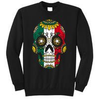 Mexican Dia De Los Muertos Day Costume Sugar Skull Flowers Sweatshirt