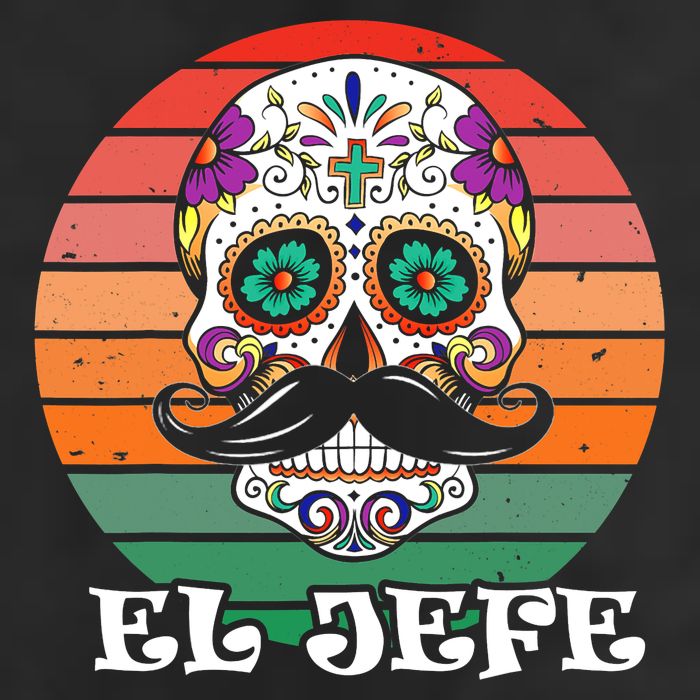 Mexican Dia De Los Muertos Day Of The Dead El Jefe 11oz C Handle Ceramic Mug
