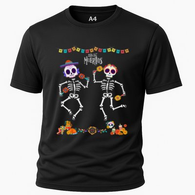 Mexican Dia De Los Muertos Day Of The Dead Skeleton Dancing Performance Shirt