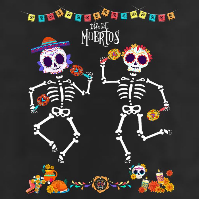 Mexican Dia De Los Muertos Day Of The Dead Skeleton Dancing 15oz Campfire Ceramic Mug