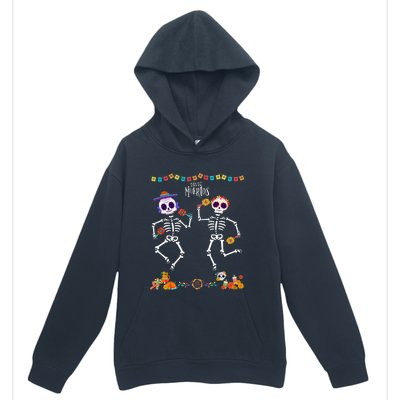 Mexican Dia De Los Muertos Day Of The Dead Skeleton Dancing Urban Pullover Hoodie