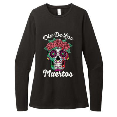 Mexican Dia De Los Muertos Day Of The Dead Womens CVC Long Sleeve Shirt