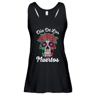 Mexican Dia De Los Muertos Day Of The Dead Ladies Essential Flowy Tank