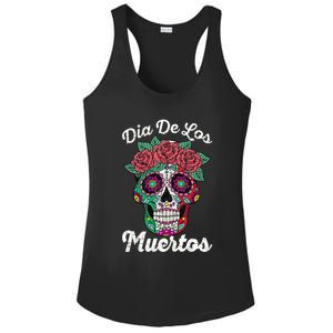 Mexican Dia De Los Muertos Day Of The Dead Ladies PosiCharge Competitor Racerback Tank