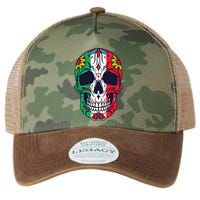 Mexican Dia De Los Muertos Day Of The Dead Sugar Skull Legacy Tie Dye Trucker Hat