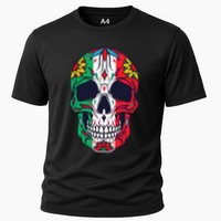 Mexican Dia De Los Muertos Day Of The Dead Sugar Skull Cooling Performance Crew T-Shirt