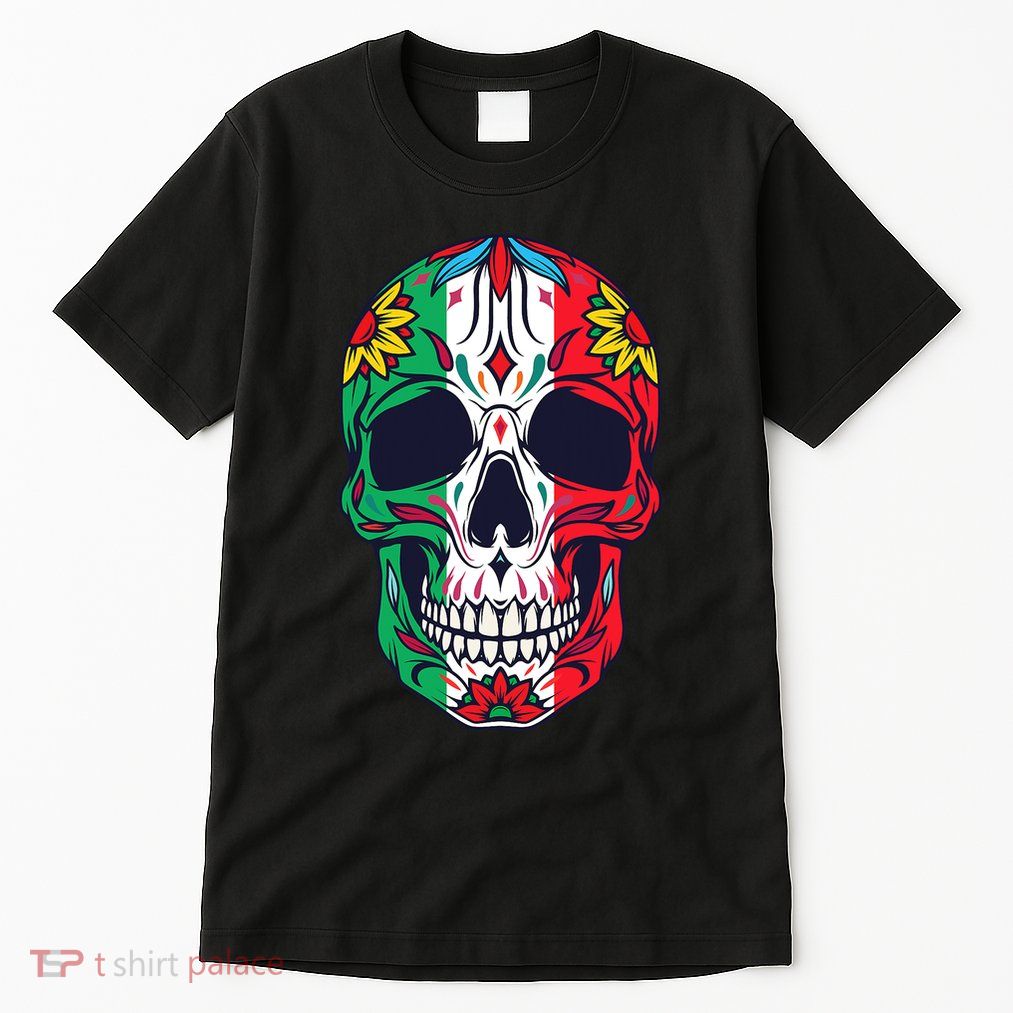 Mexican Dia De Los Muertos Day Of The Dead Sugar Skull Tall T-Shirt