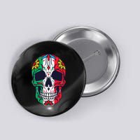 Mexican Dia De Los Muertos Day Of The Dead Sugar Skull Button