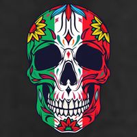 Mexican Dia De Los Muertos Day Of The Dead Sugar Skull Adult Drive Performance Visor