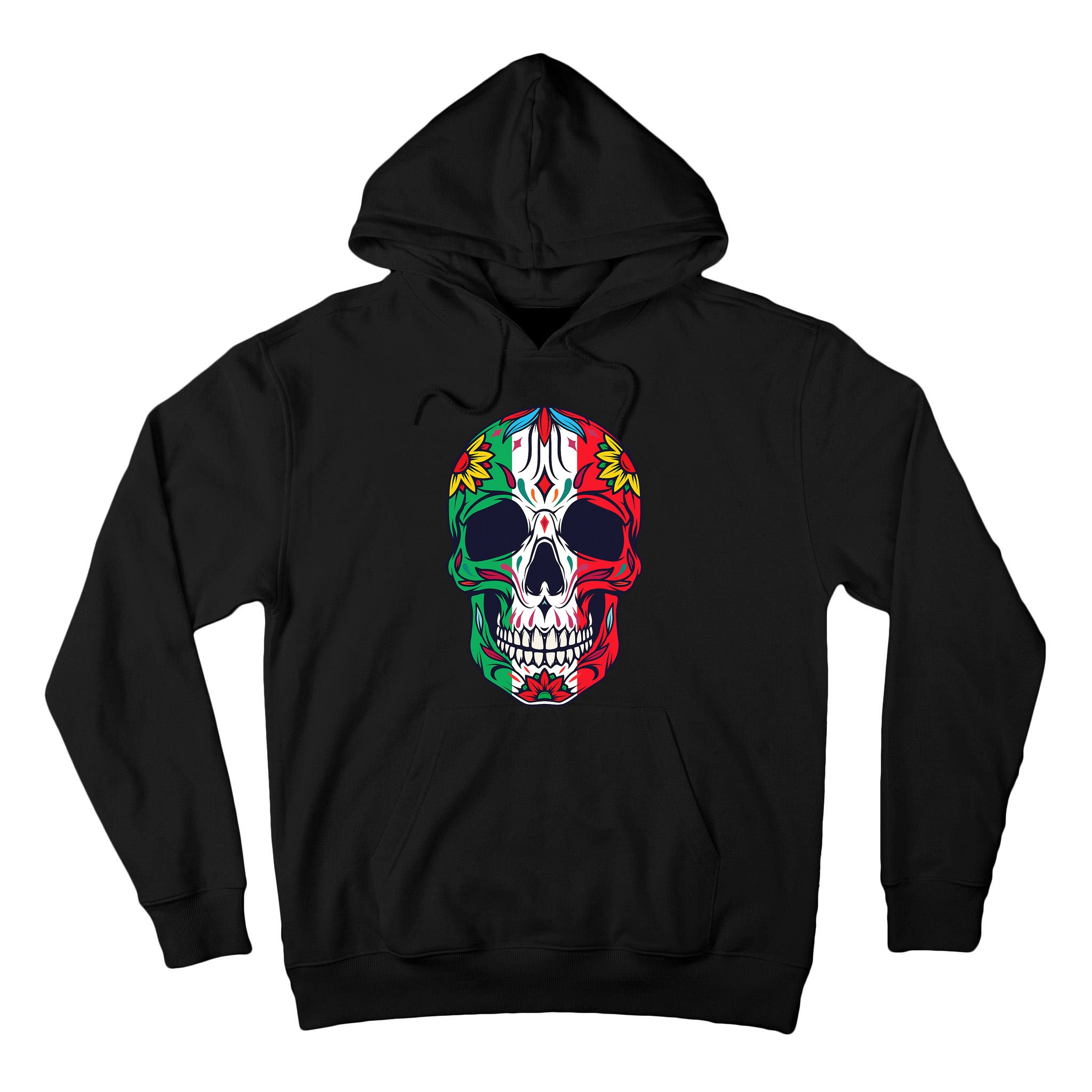 Mexican Dia De Los Muertos Day Of The Dead Sugar Skull Tall Hoodie