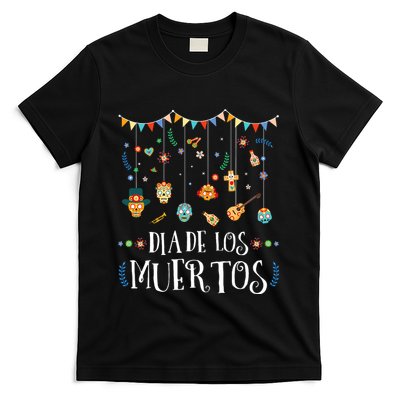 Mexican Dia De Los Muertos Day Of The Dead Vintage Design T-Shirt