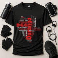 Mapa De Durango Mexico Municipios Durango Map Cooling Performance Crew T-Shirt