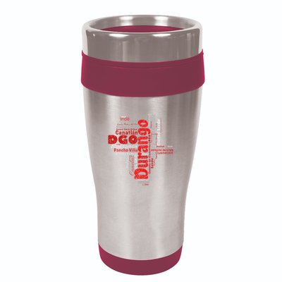Mapa De Durango Mexico Municipios Durango Map 16oz Travel Tumbler
