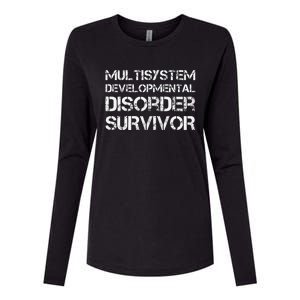 Multisystem Developmental Disorder Survivor Womens Cotton Relaxed Long Sleeve T-Shirt