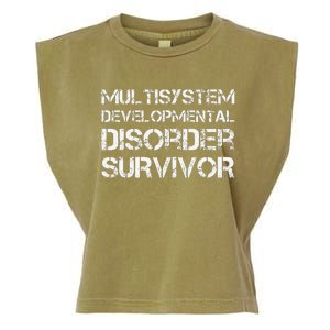 Multisystem Developmental Disorder Survivor Garment-Dyed Women's Muscle Tee