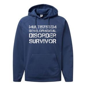 Multisystem Developmental Disorder Survivor Performance Fleece Hoodie