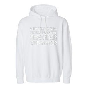 Multisystem Developmental Disorder Survivor Garment-Dyed Fleece Hoodie