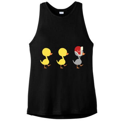 Minnesota Duck Duck Grey Duck Ladies PosiCharge Tri-Blend Wicking Tank