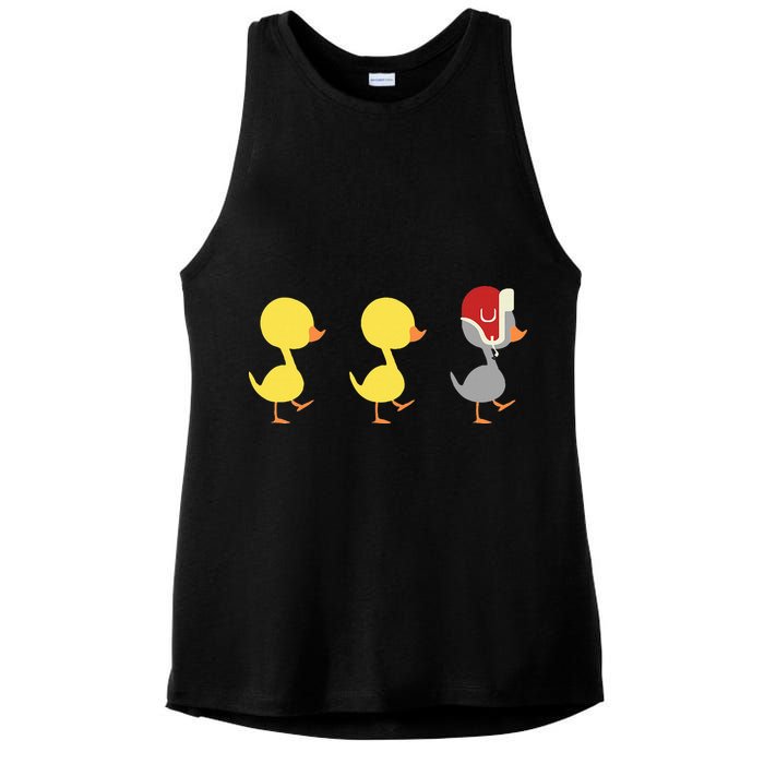 Minnesota Duck Duck Grey Duck Ladies PosiCharge Tri-Blend Wicking Tank