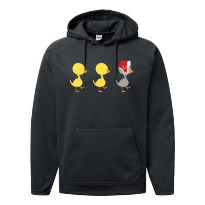 Minnesota Duck Duck Grey Duck Performance Fleece Hoodie