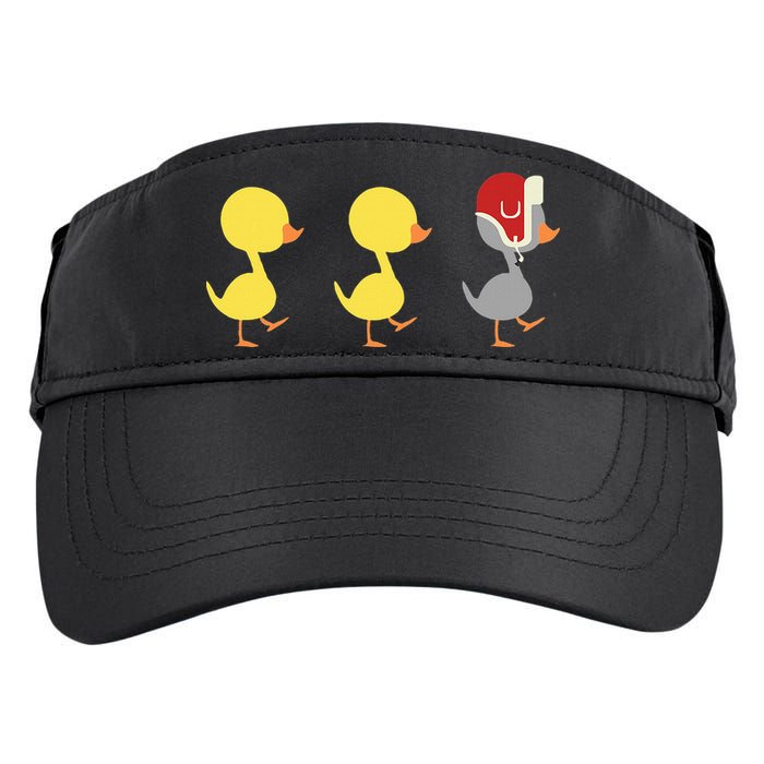 Minnesota Duck Duck Grey Duck Adult Drive Performance Visor