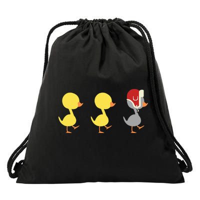 Minnesota Duck Duck Grey Duck Drawstring Bag