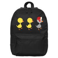 Minnesota Duck Duck Grey Duck 16 in Basic Backpack