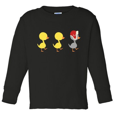 Minnesota Duck Duck Grey Duck Toddler Long Sleeve Shirt