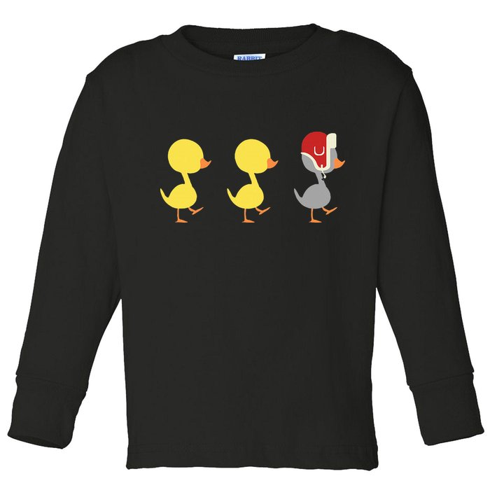 Minnesota Duck Duck Grey Duck Toddler Long Sleeve Shirt