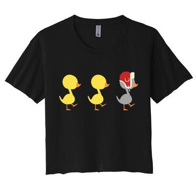 Minnesota Duck Duck Grey Duck Crop Top