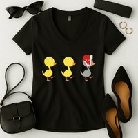 Minnesota Duck Duck Grey Duck Women's V-Neck T-Shirt