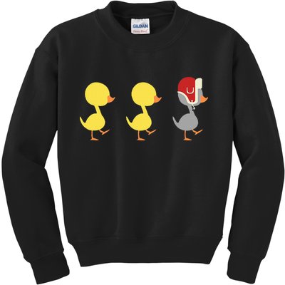 Minnesota Duck Duck Grey Duck Kids Sweatshirt