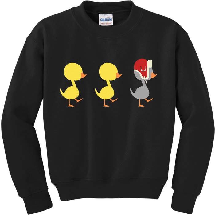 Minnesota Duck Duck Grey Duck Kids Sweatshirt