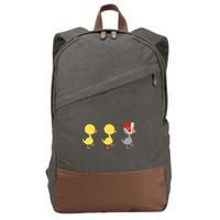 Minnesota Duck Duck Grey Duck Cotton Canvas Backpack