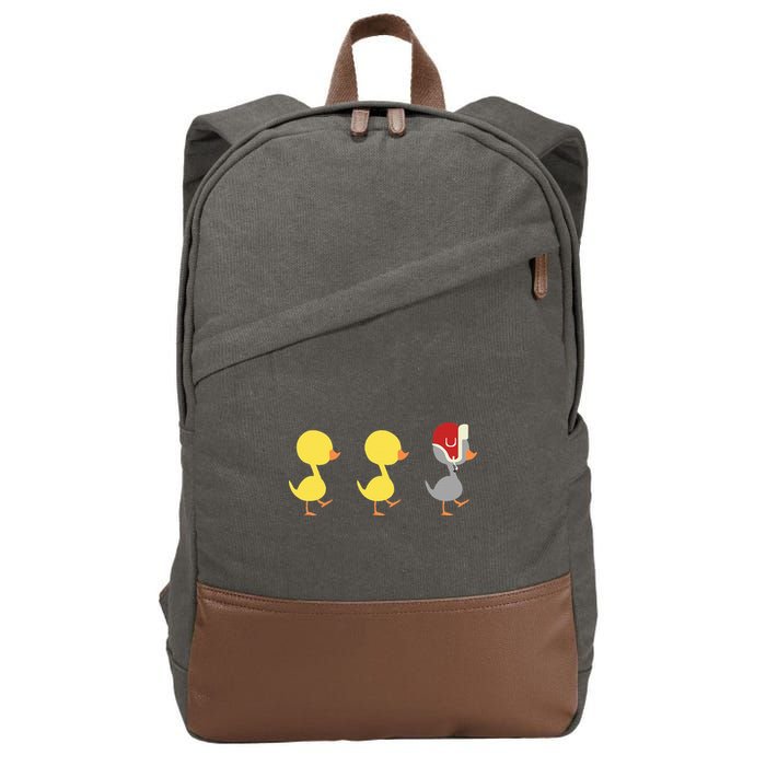 Minnesota Duck Duck Grey Duck Cotton Canvas Backpack